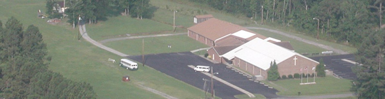 Aerial view of Faith Baptist Church